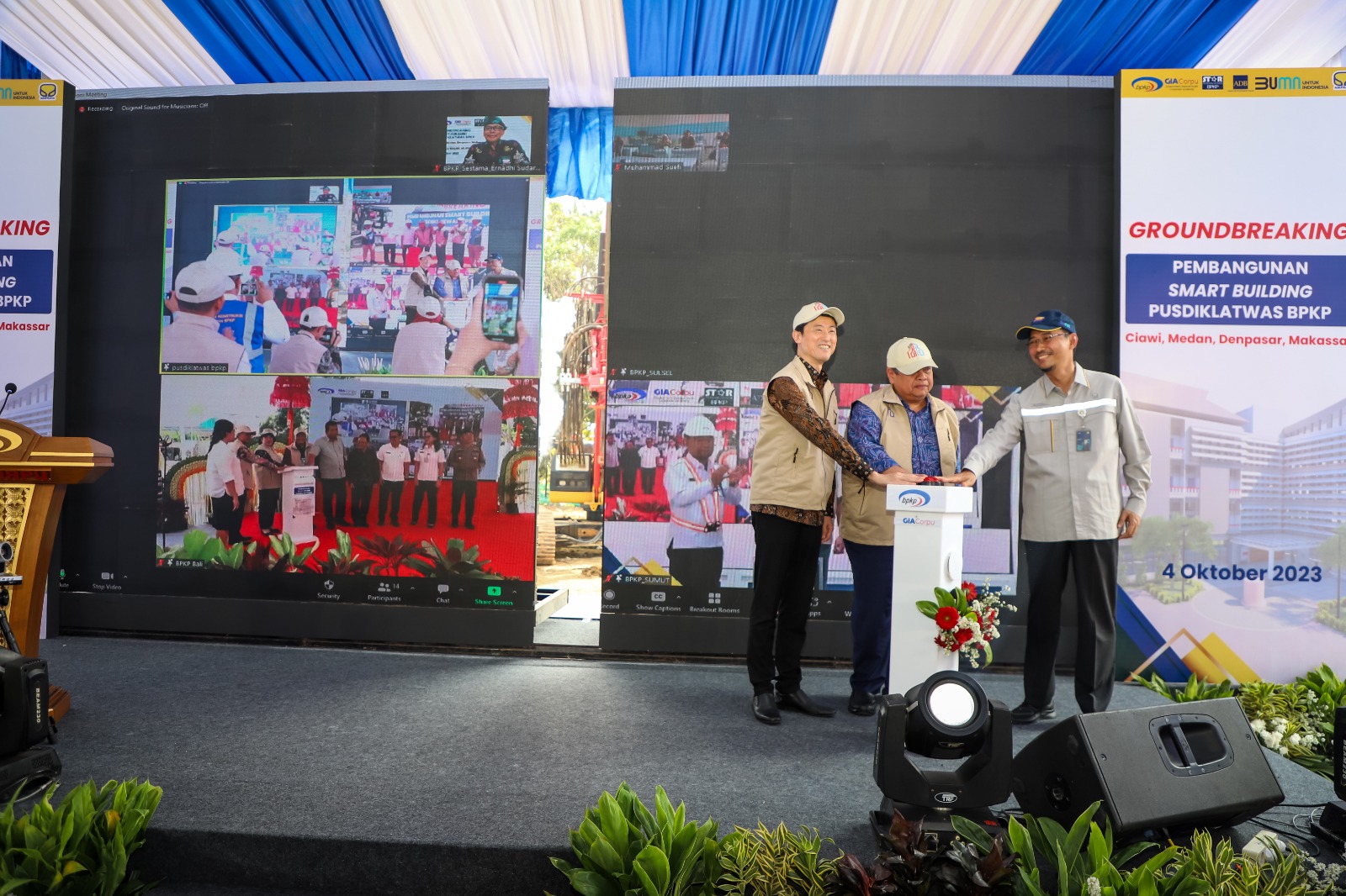 Berkontribusi Meningkatkan Kualitas Layanan Pelatihan, Brantas Abipraya Bangun Smart Building BPKP di Empat Lokasi