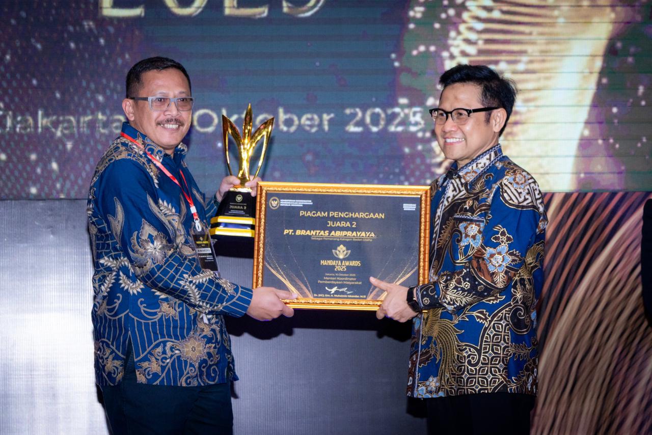 Brantas Abipraya berhasil meraih penghargaan Mandaya Award 2025 