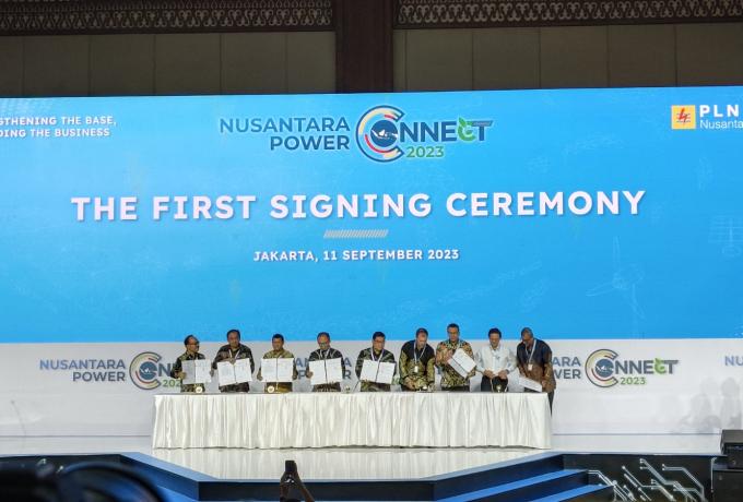 Kokohkan Pondasi Kelistrikan Indonesia, Brantas Energi Tandatangani Kesepakatan di Nusantara Power Connect 2023