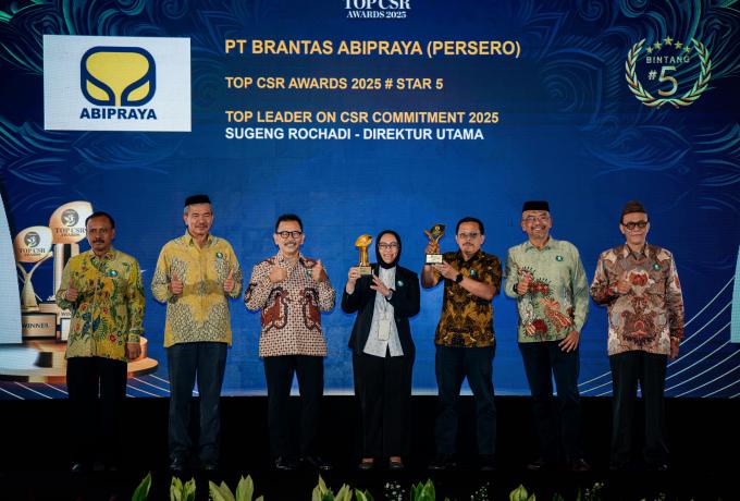 Brantas Abipraya Borong Penghargaan TOP CSR Awards 2025, Komitmen Sosial dan Lingkungannya Semakin Menginspirasi
