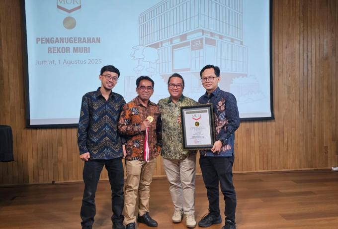 PT Brantas Abipraya (Persero), meraih prestasi di tingkat nasional melalui penghargaan dari Museum Rekor Dunia Indonesia (MURI).
